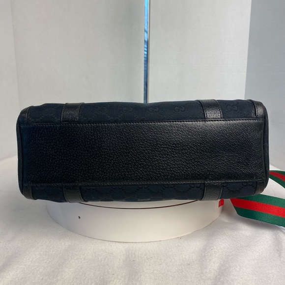 🖤GUCCI GG CANVAS BOSTON BAG BLACK🖤 - Picture 7 of 13